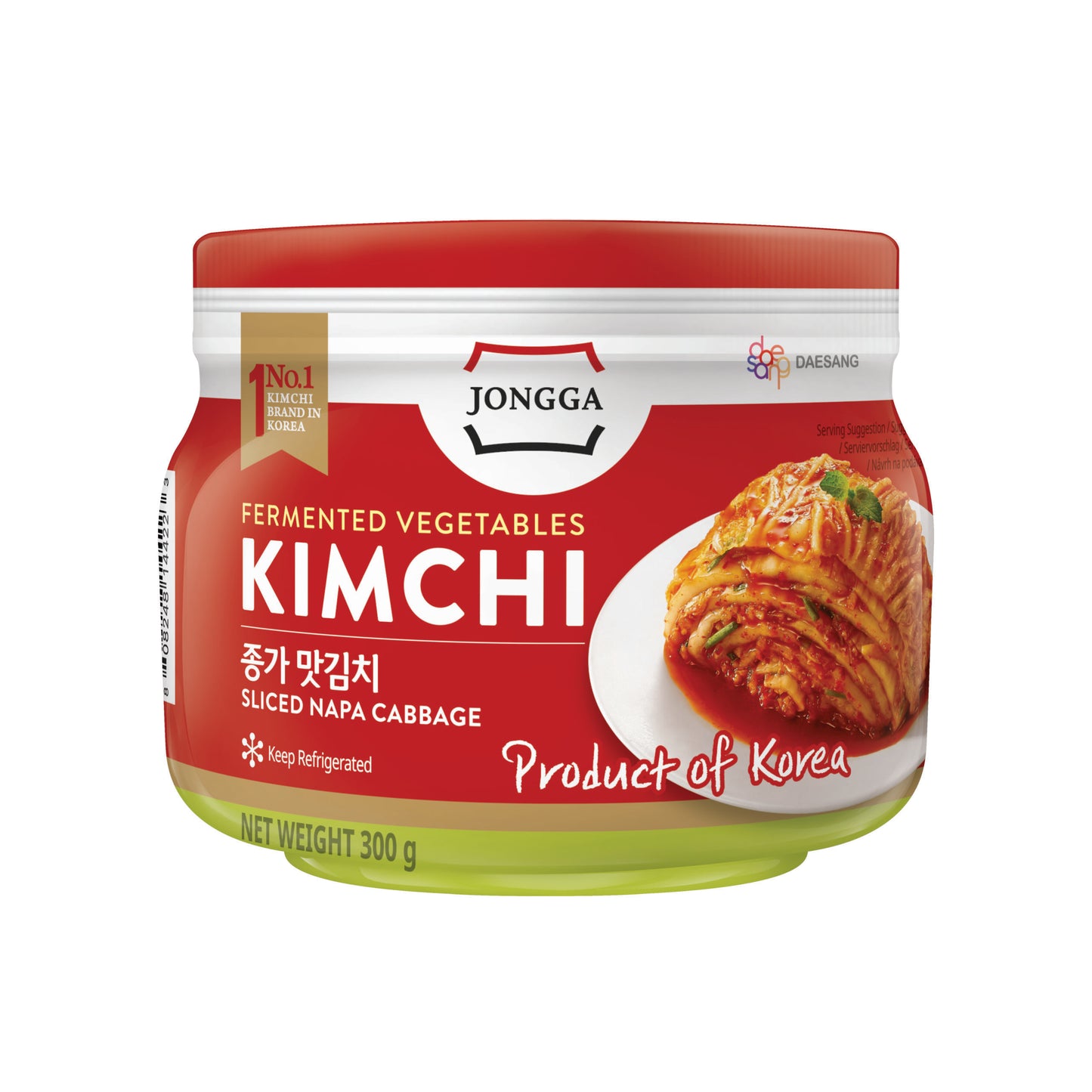 JONGGA Cutted Kimchi [Pet] 맛김치