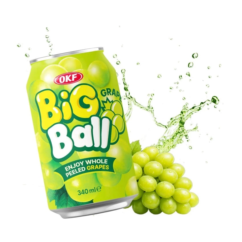 OKF Big ball grape can 빅 볼 포도 캔 340ml