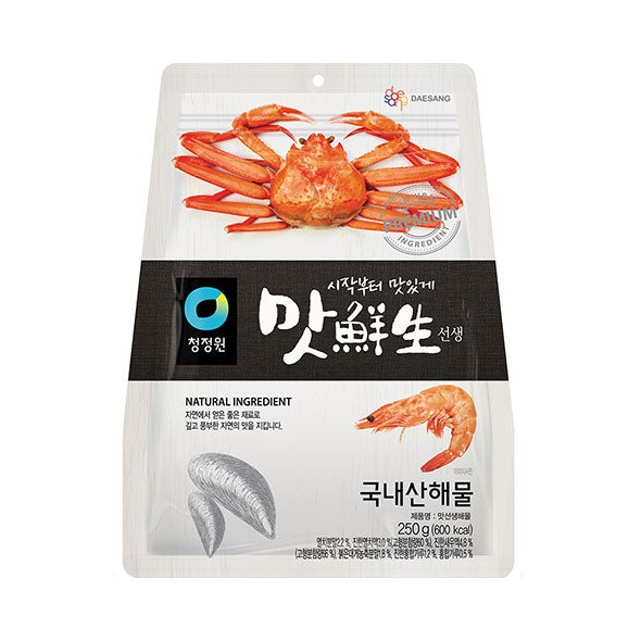 CJ Seafood flavoured seasoning pouch 청정원 맛선생 해물 파우치 250g