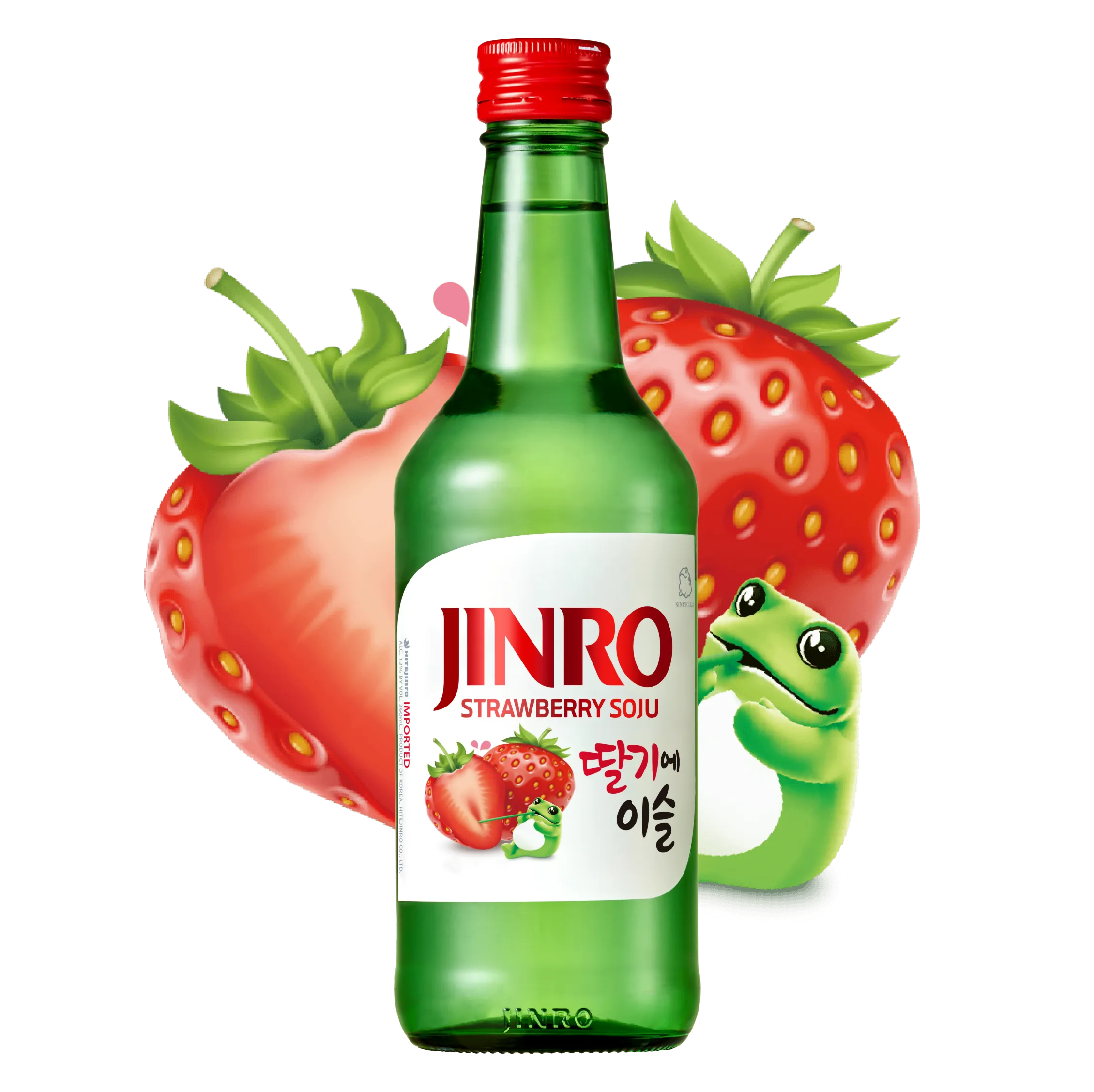 JINRO Jinro strawberry 딸기에이슬 360ml