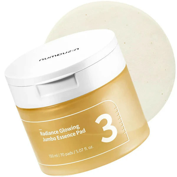 NUMBUZIN No3 Radiance Glowing Jumbo Essence Pad 3번 맑은결광 에센스 점보패드 150ml / 70pads