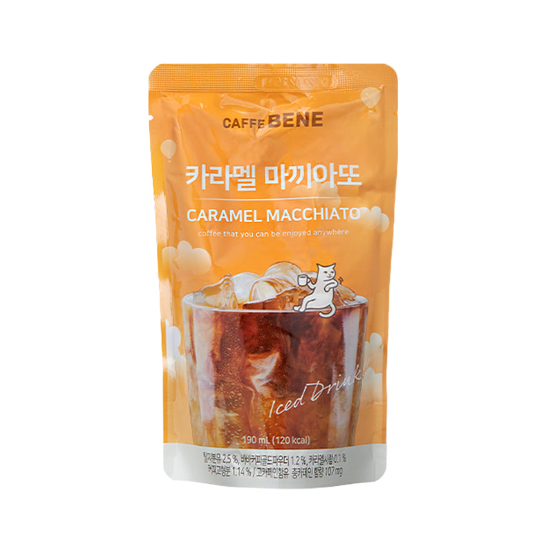 CAFFEBENE Caramel macciato Pouch 카라멜 마끼아또 190ml