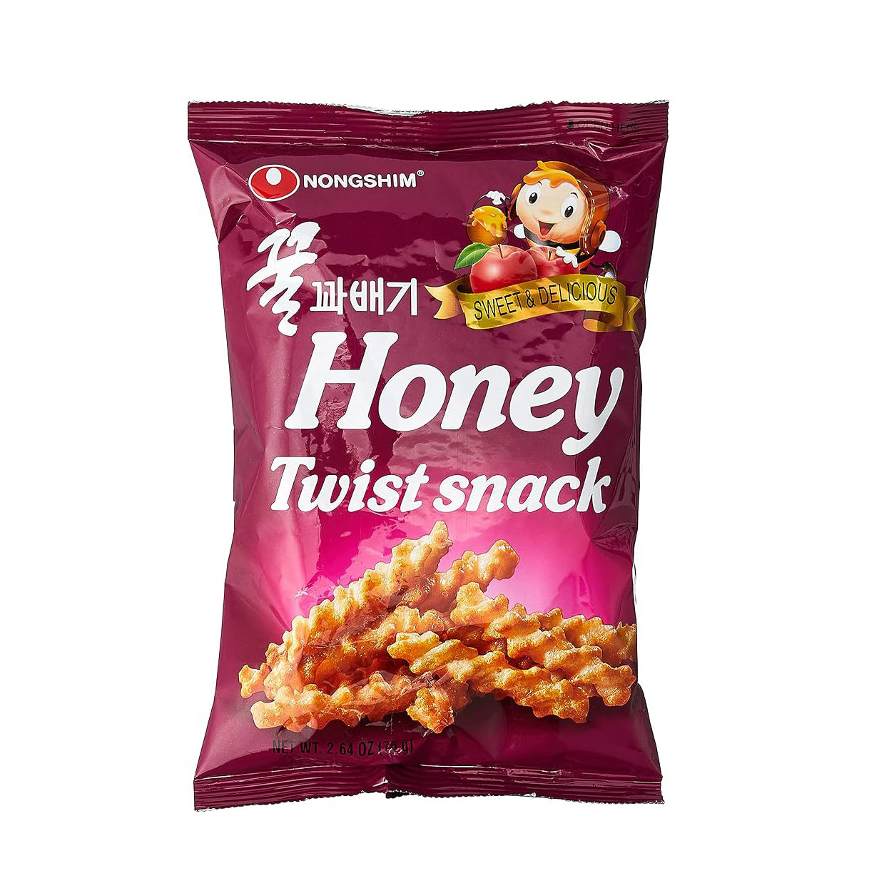 NONGSHIM Honey twist snack 꿀꽈배기 75g
