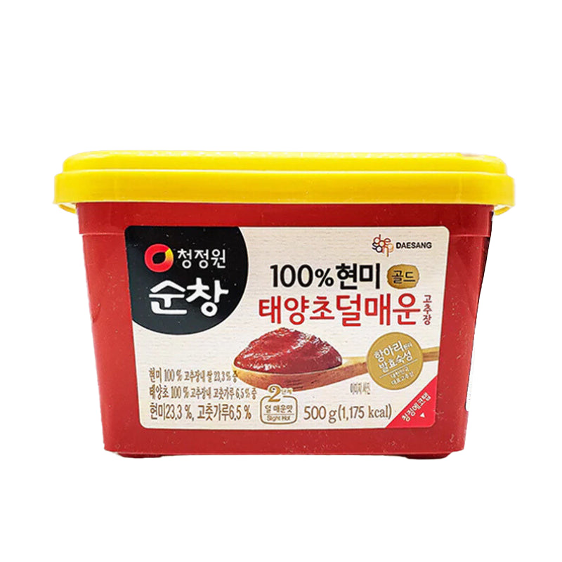 CJ Red pepper paste-mild 태양초 덜매운고추장 500g
