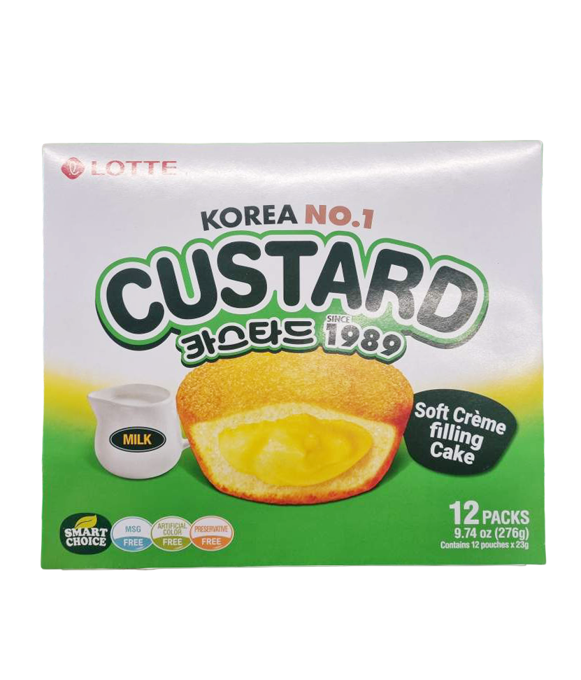 LOTTE Custard Cream Cake 12packs