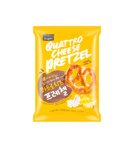 GUGEN Quattro cheese pretzel 콰트로치즈 프레첼 150g
