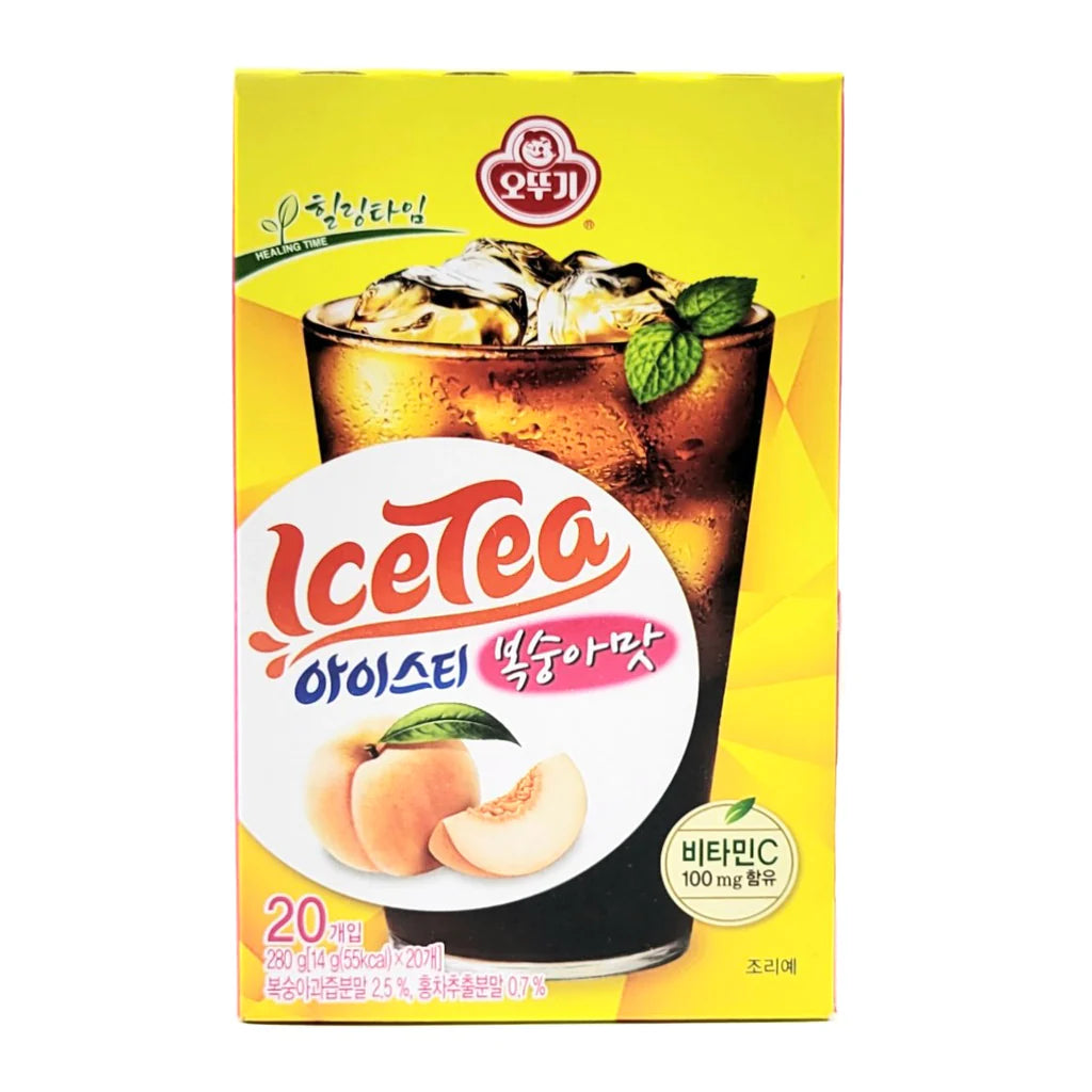 OTTOGI Ice tea peach 아이스티 복숭아 14g*20tb