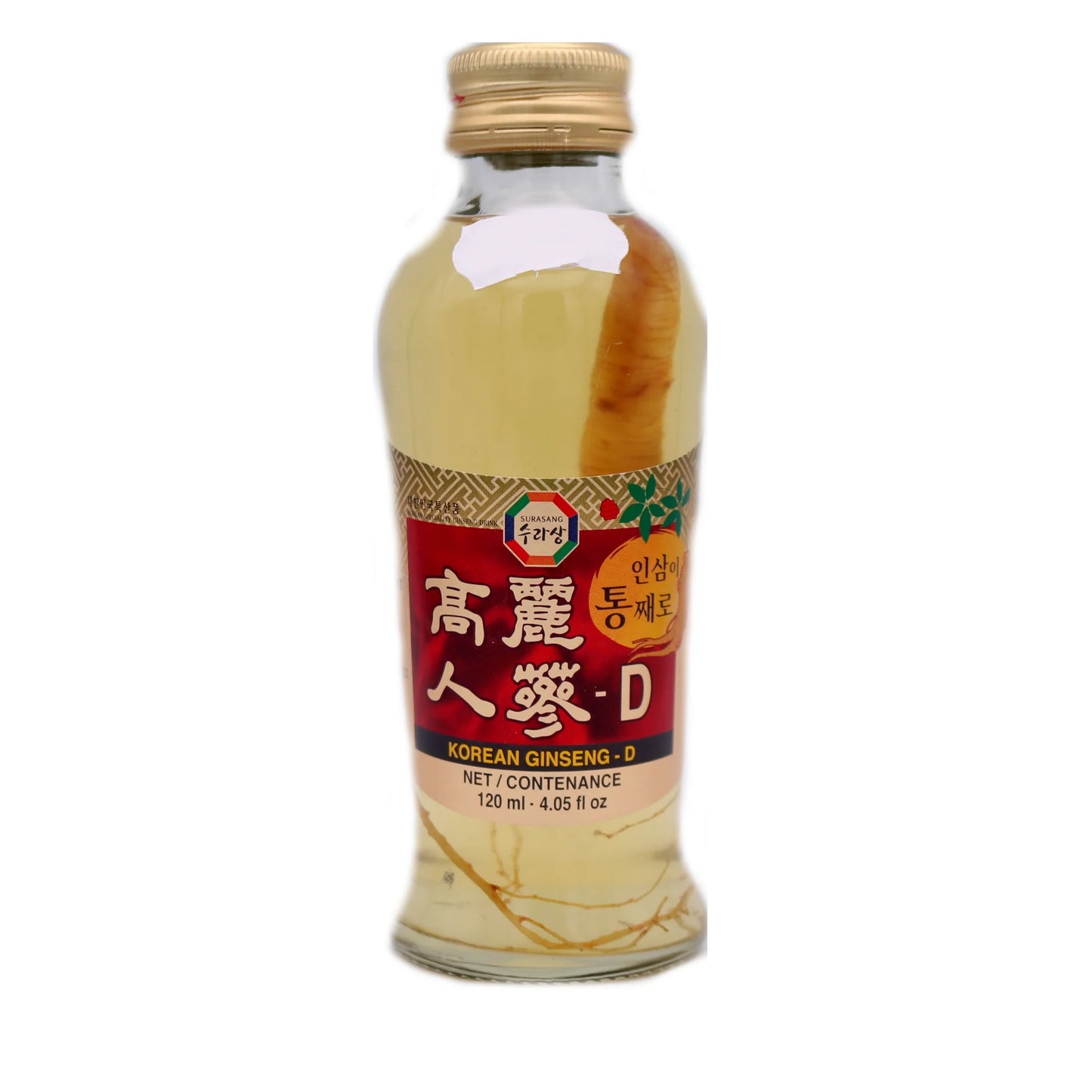 SURASANG Korean Ginseng Drink 인삼뿌리드링크 120ml