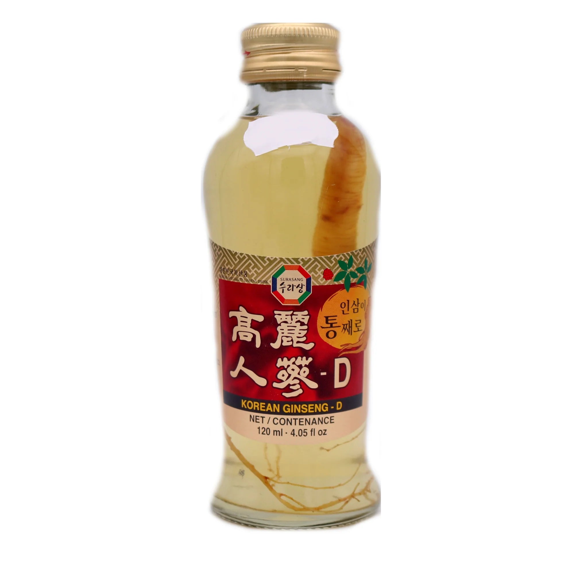 SURASANG Korean Ginseng Drink 인삼뿌리드링크 120ml