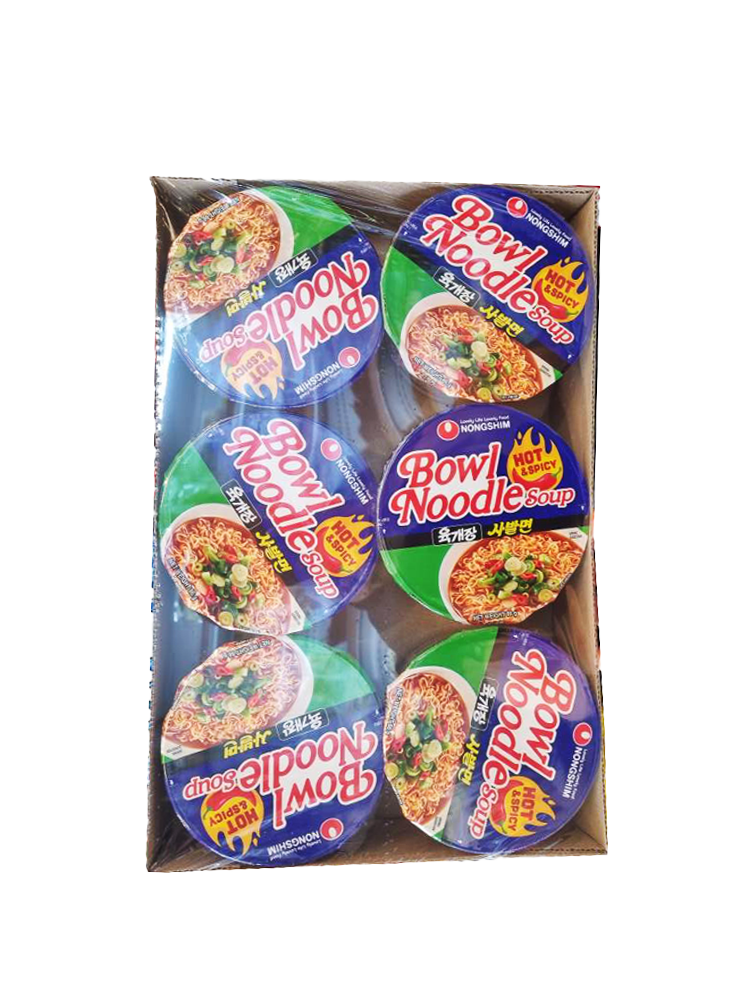 NONGSHIM Kimchi Noodle Bowl 육개장 사발면 86g*6