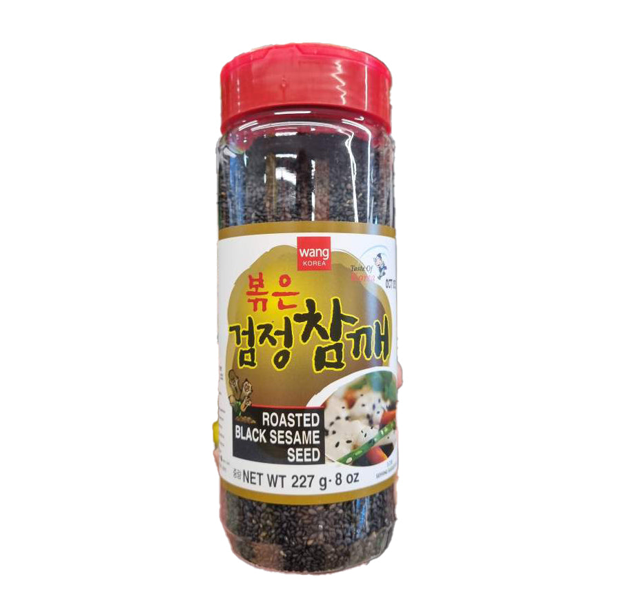 WANG Black sesame seed 볶은 검정참깨 pet 227g