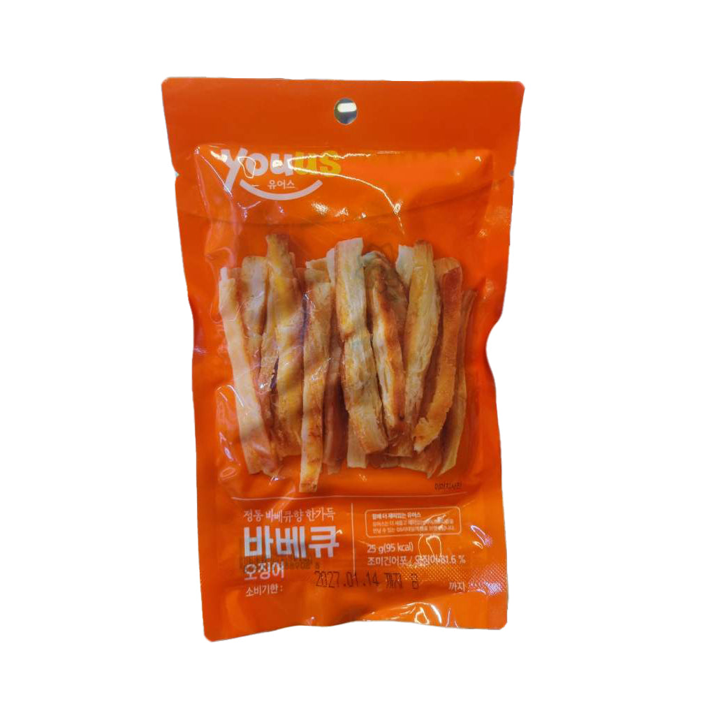 YOUUS Grilled squid bbq flavour 바베큐 오징어 25g