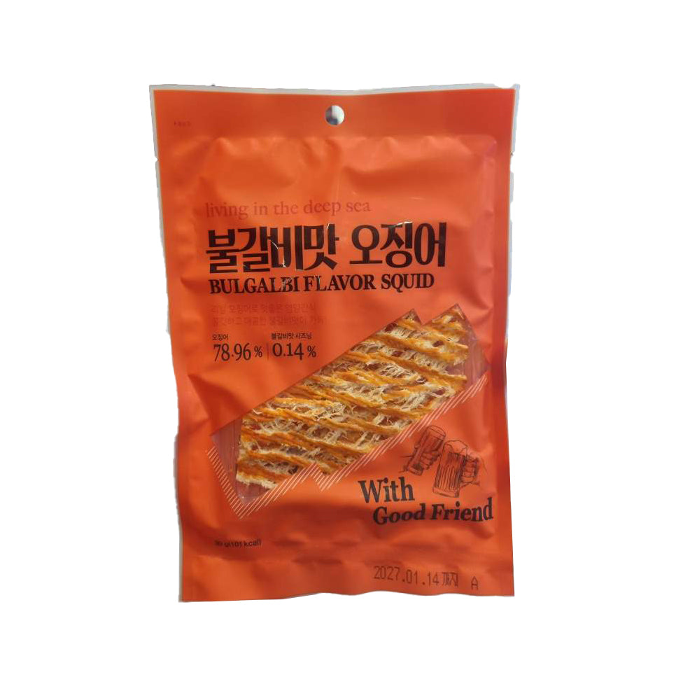 YOUUS Grilled beef rib flavour squid 불갈비맛 오징어 30g