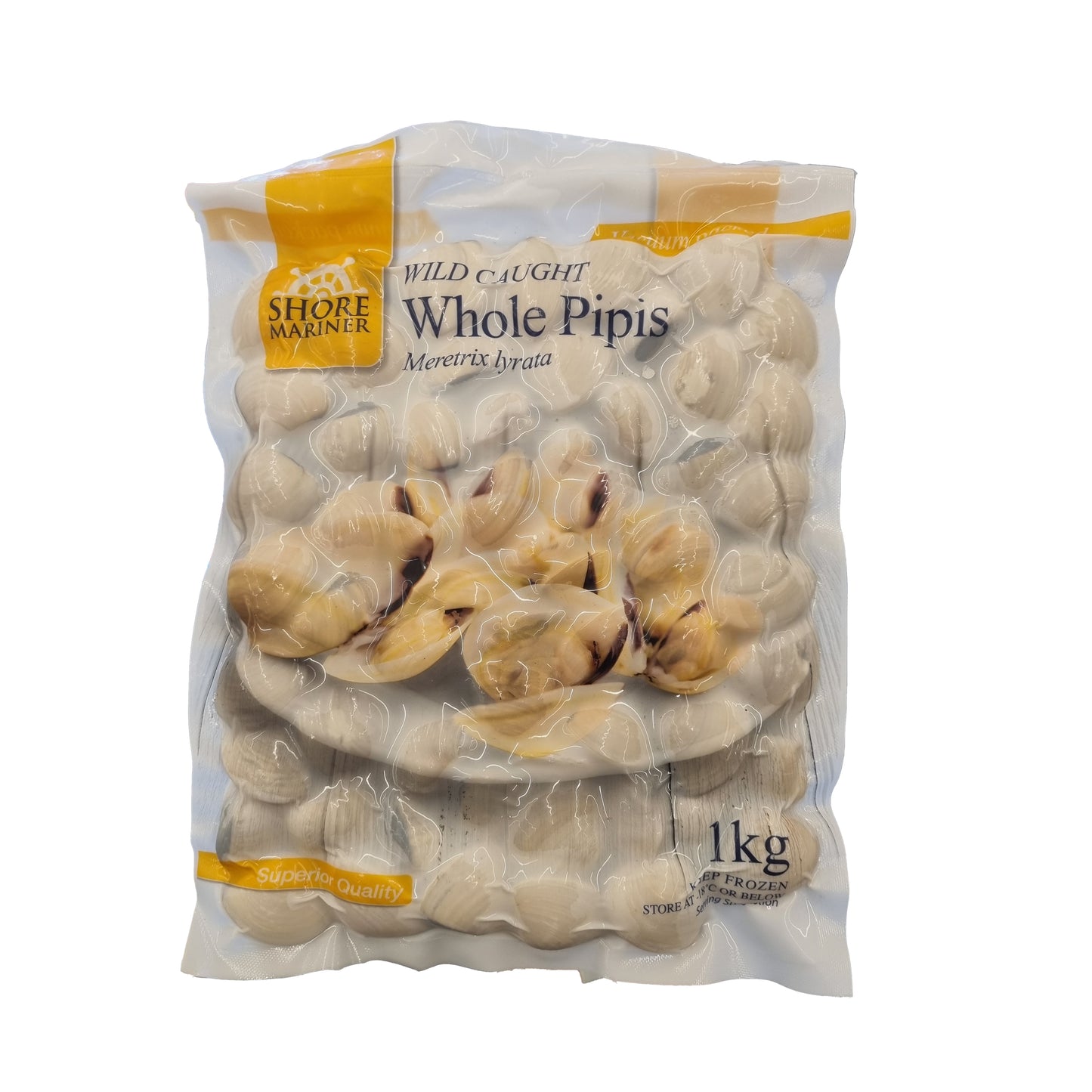 B&E Whole white clam(pipi) 피피 조개 (백합) 1kg