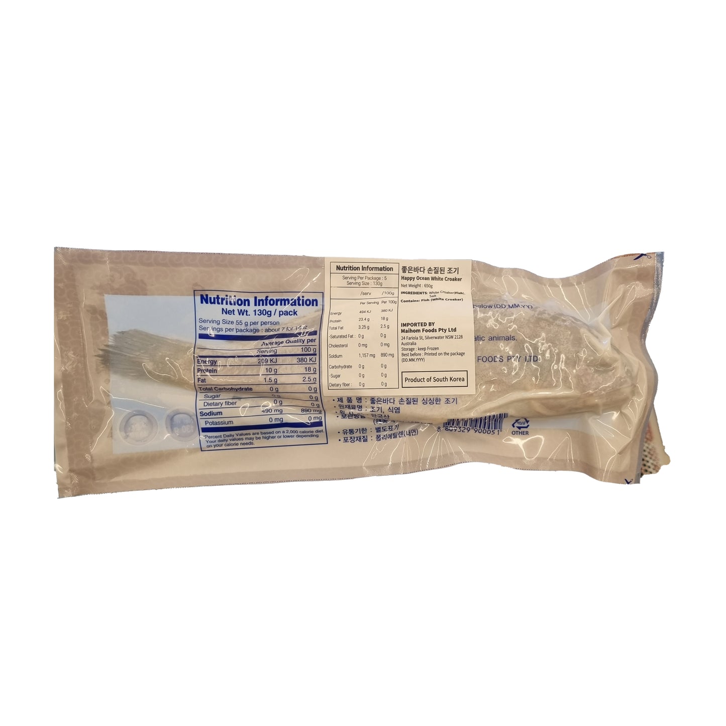 HAPPY OCEAN Happy ocean white croaker 좋은바다 싱싱한 조기 130g