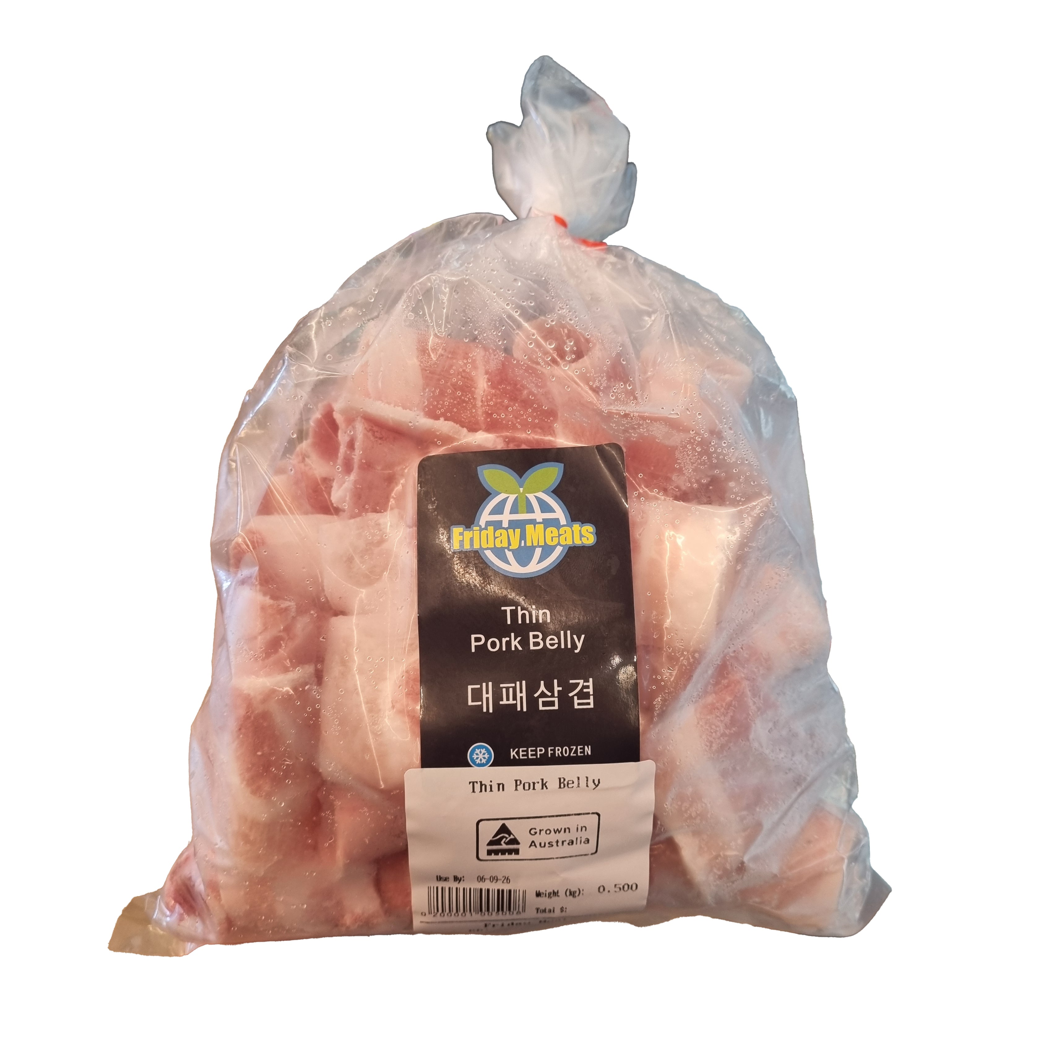 금요일 고기 대패 삼겹살 500g