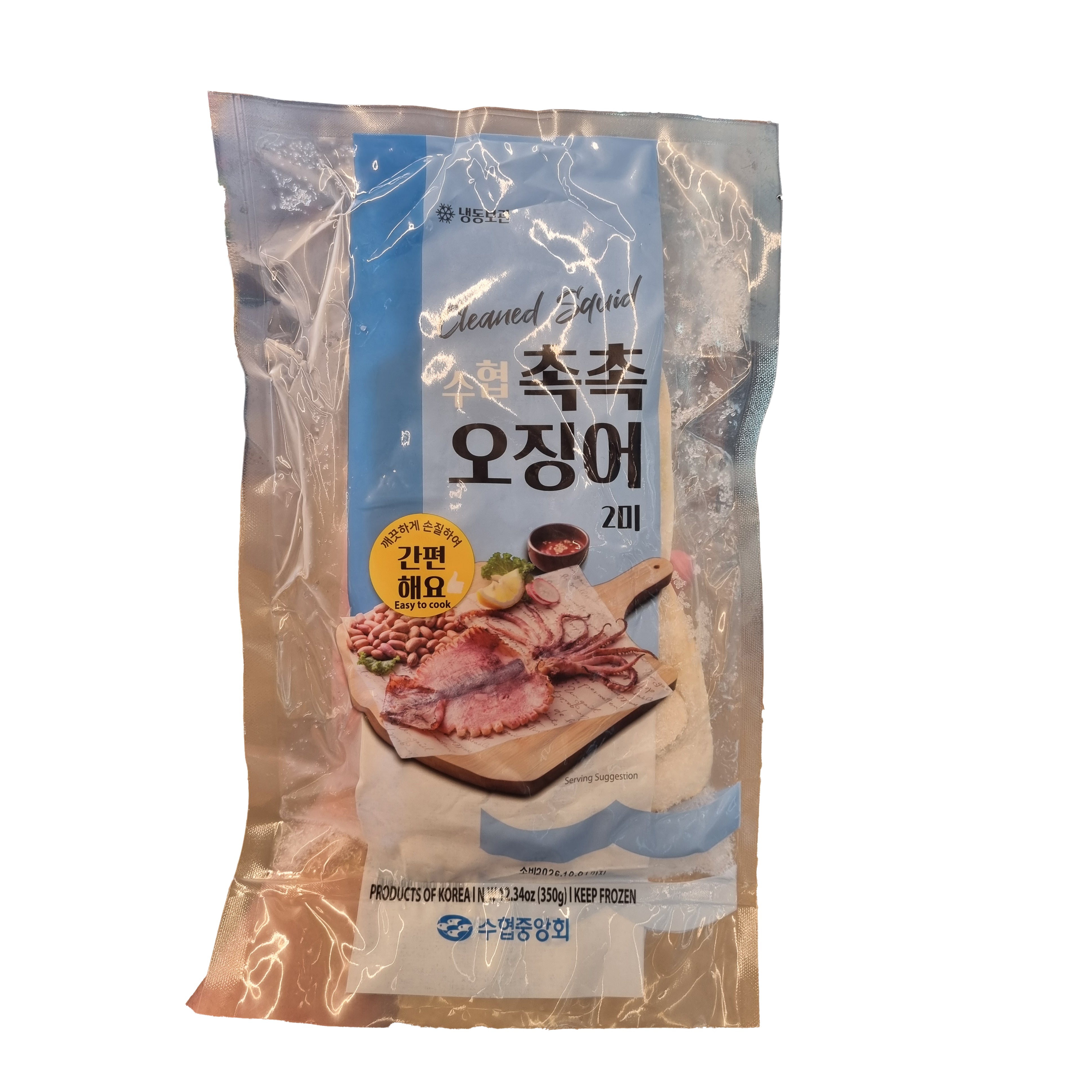 SUHYUP Cleaned squid 2ea 촉촉오징어 2미 350g