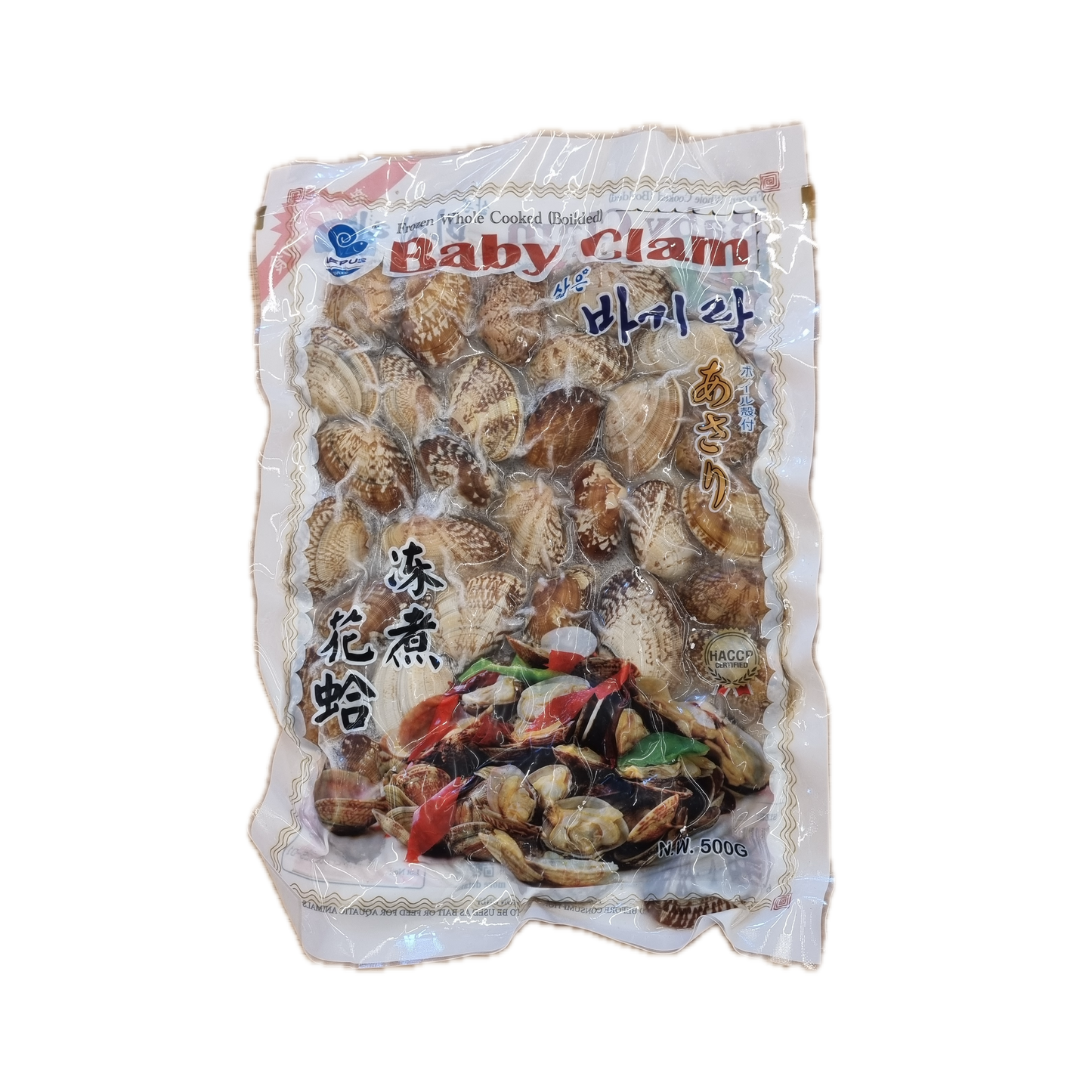 Frozen clam 냉동 바지락 500g