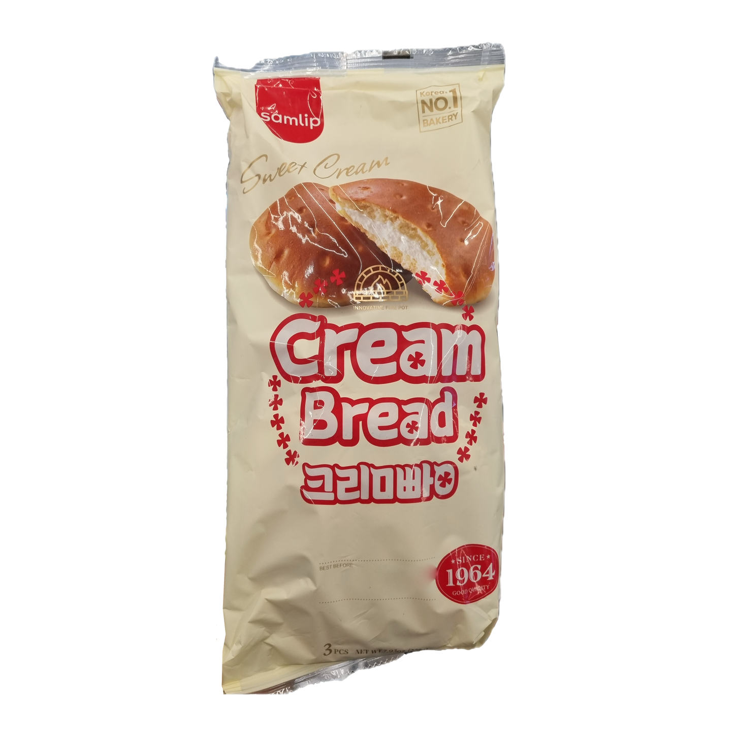 SAMLIP Cream bread multi 크림빵 멀티 3pcs 225g