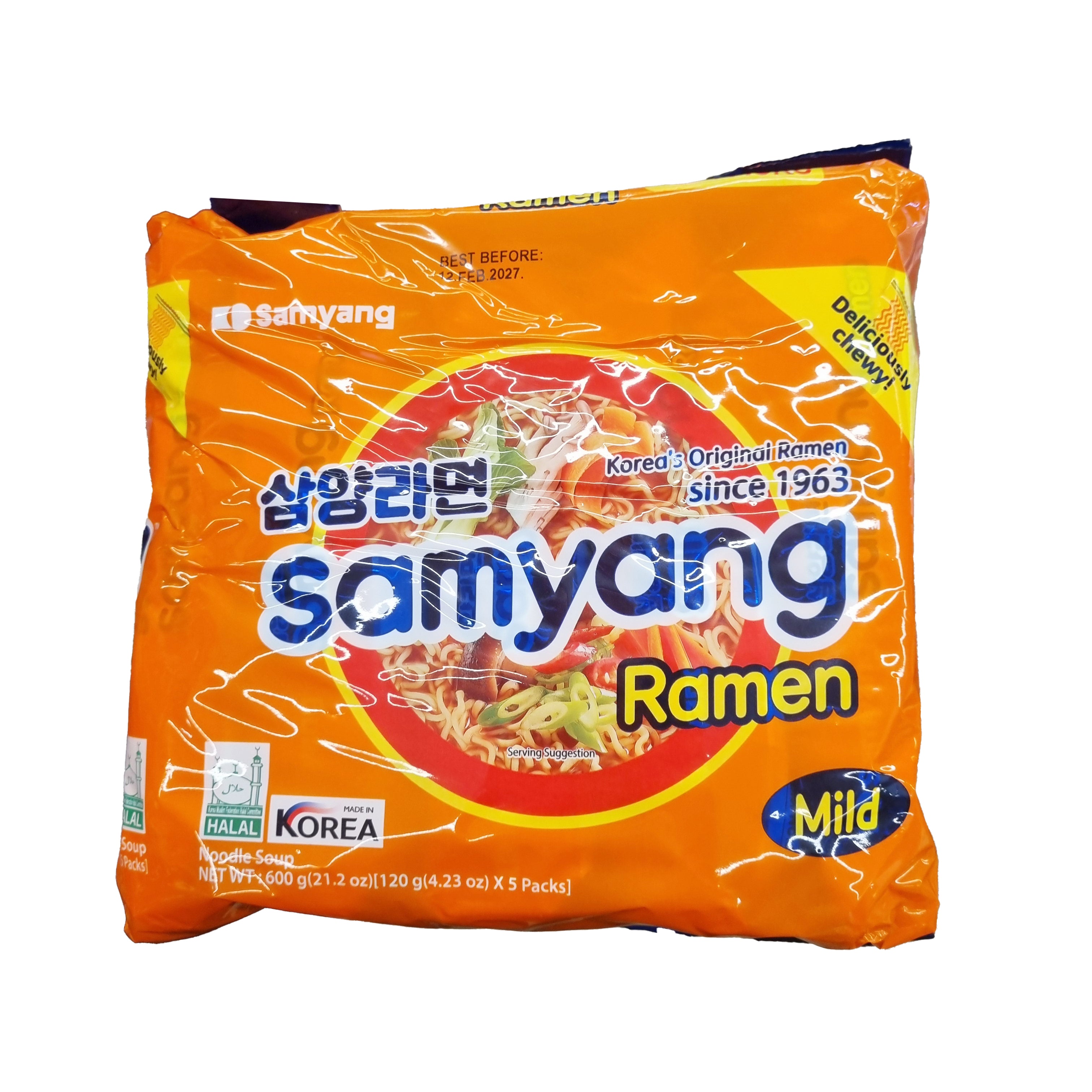 SAMYANG Samyang noodle multi  삼양라면 멀티 120g*5