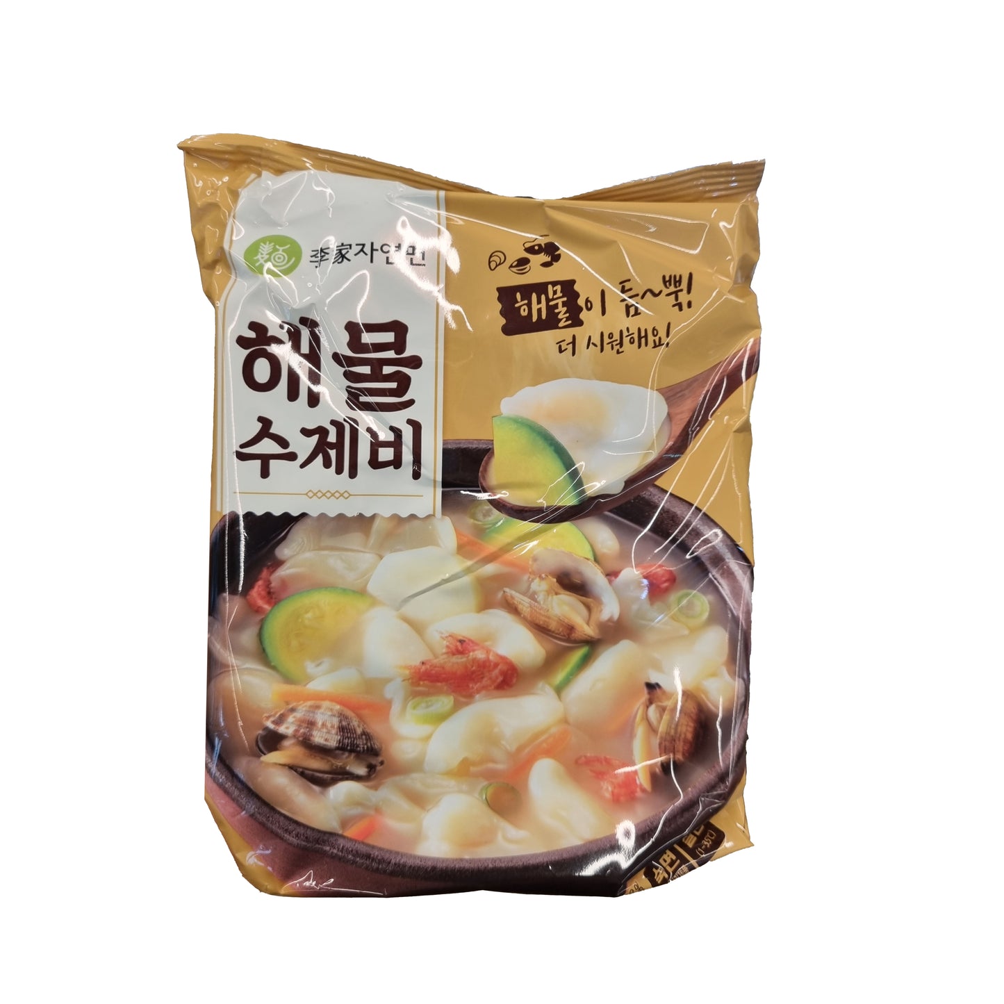 IGANATURAL NOODLE Seafood hand-pulled dough soup 해물수제비 188.5g