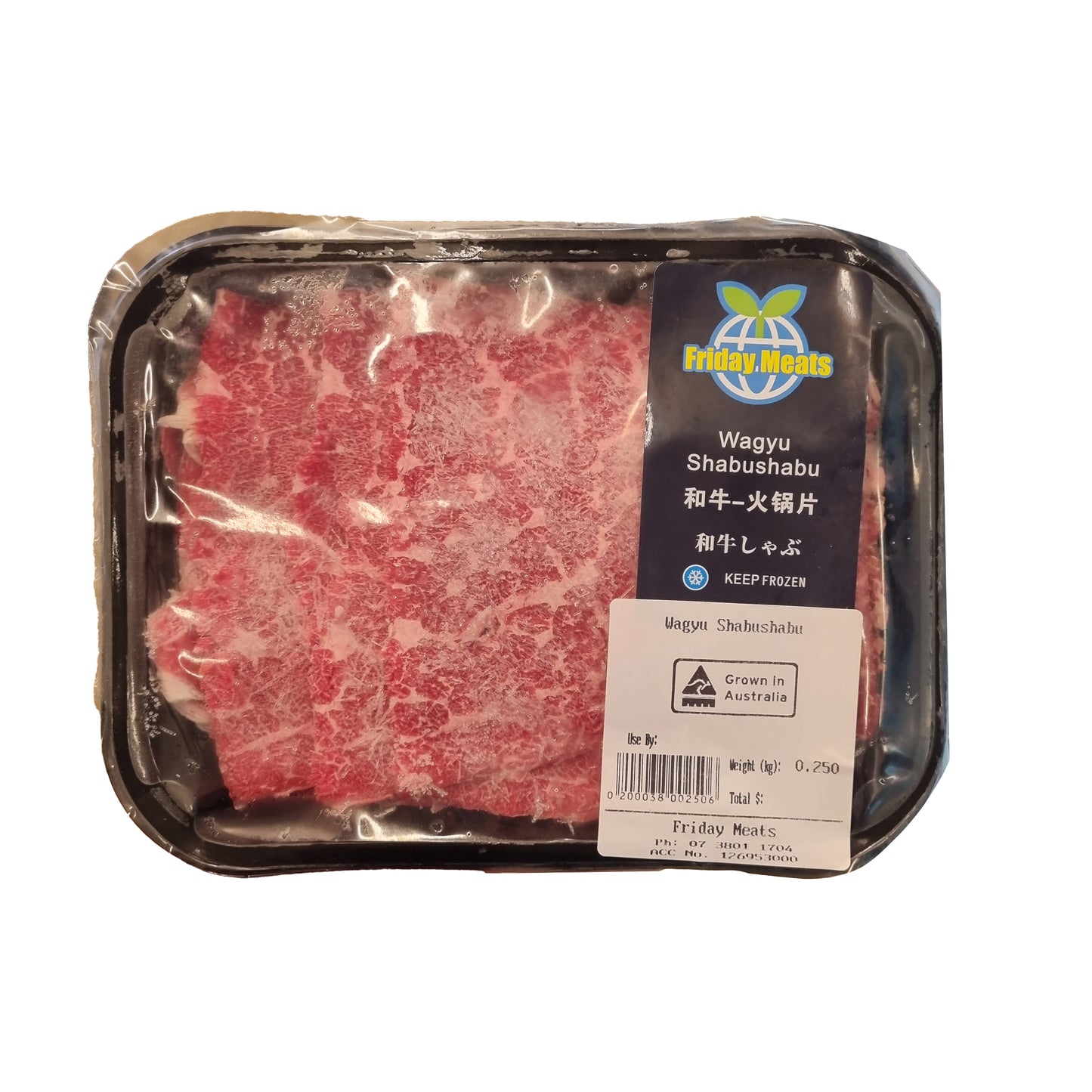 Fridaymeat Wagyu shabushabu 와규 샤브샤브 250g