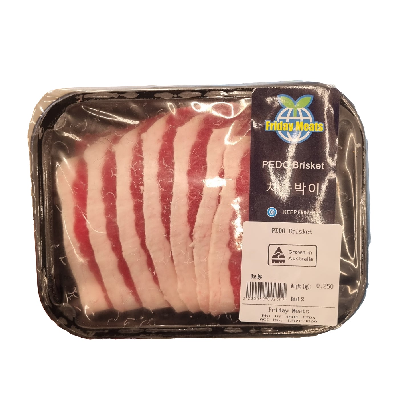 Fridaymeat Pedo brisket 차돌박이 250g