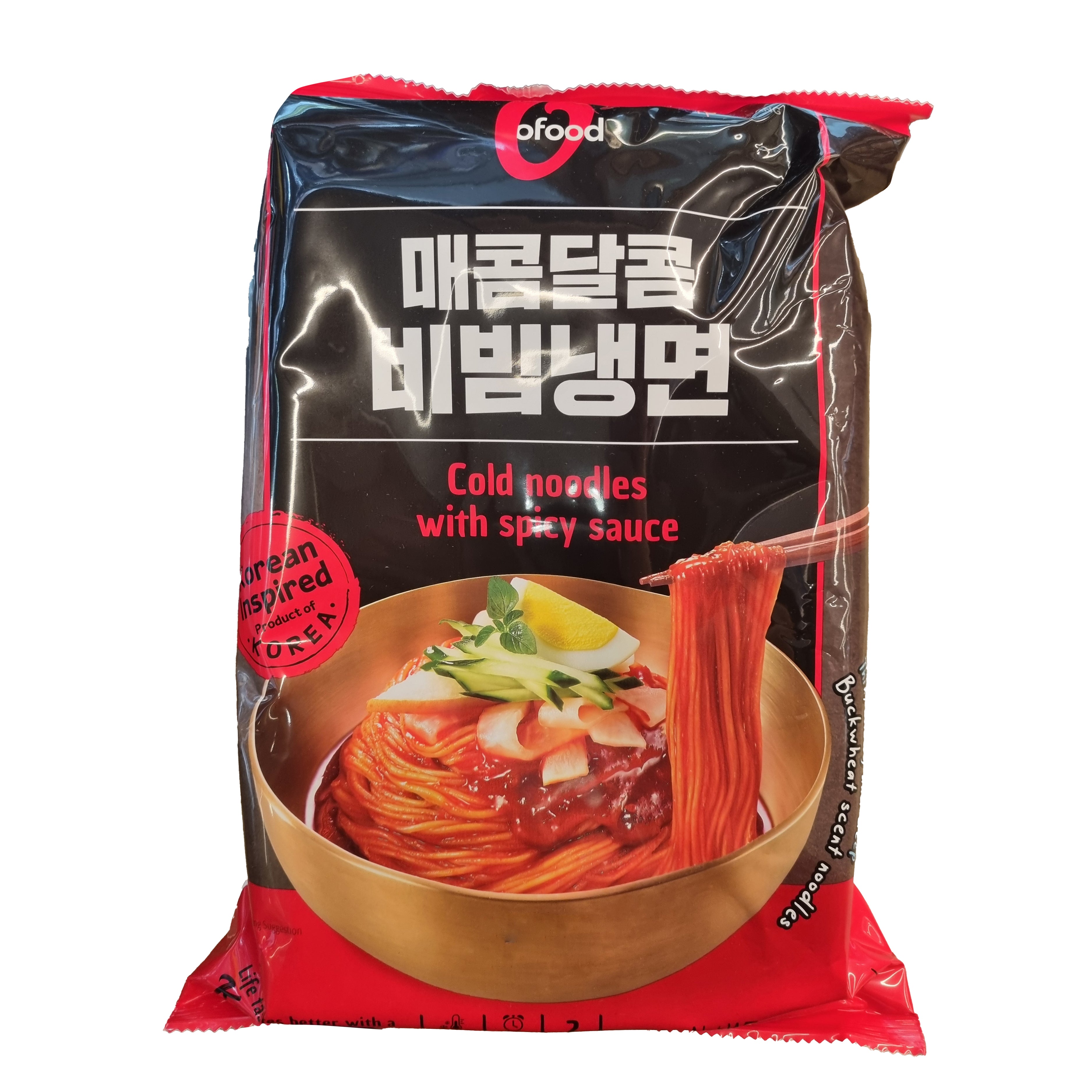 JONGGA O'food bibim cold noodle 오푸드 매콤달콤한 비빔냉면 370g
