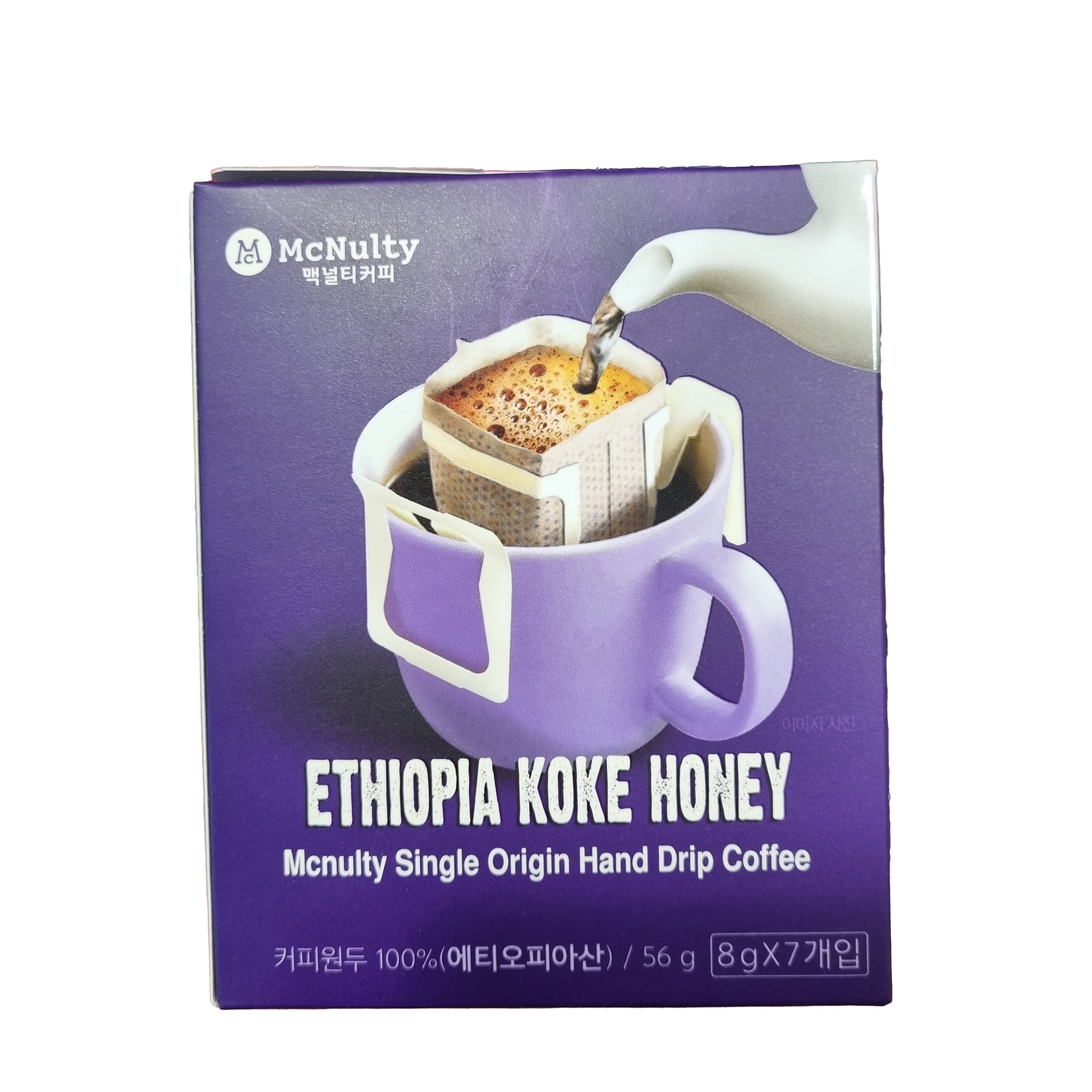 MCNULTY Handdrip coffeebag ethiopia koke honey 드립커피 에티오피아 코케 허니 7개입