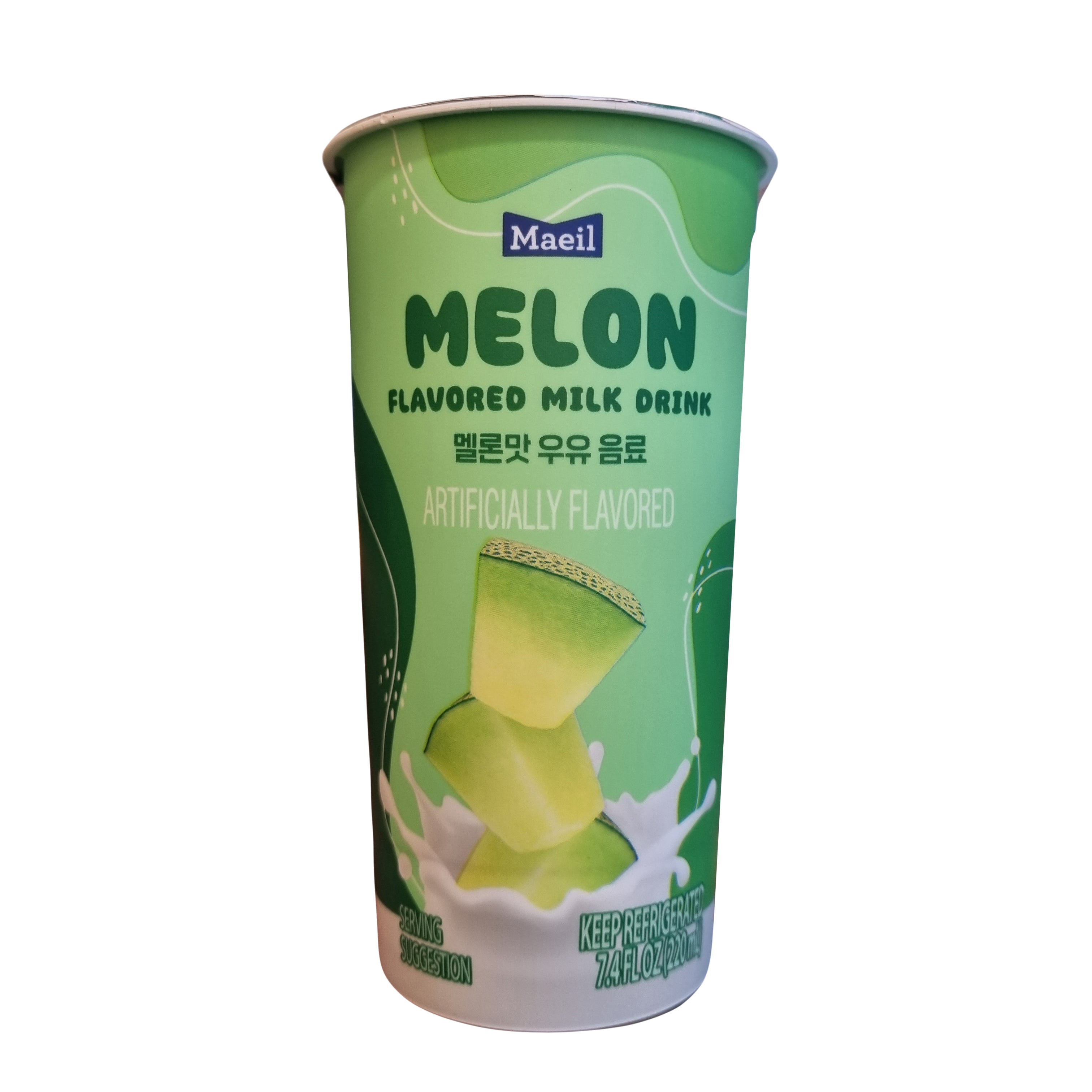 MAEIL Melon flavoured milk drink 메론 우유 220ml