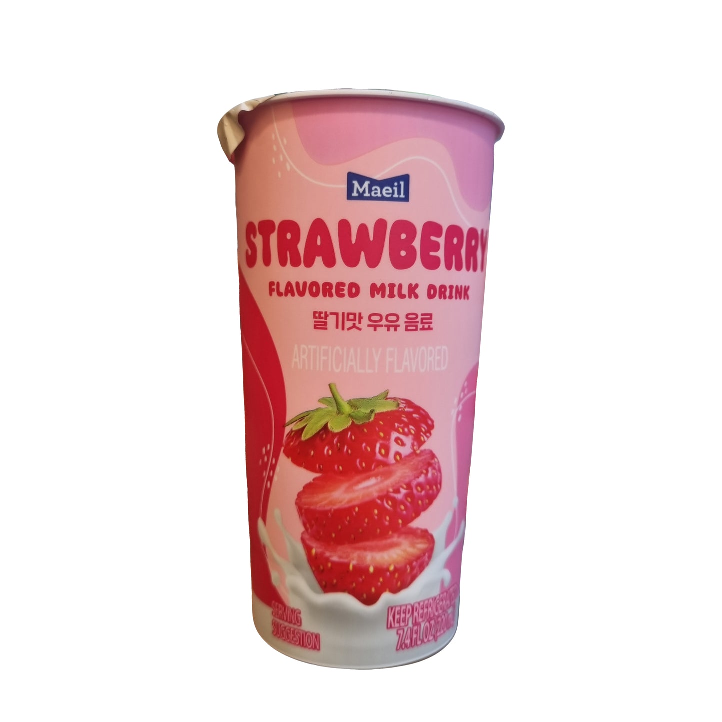 MAEIL Strawberry flavoured milk drink 딸기우유 220ml