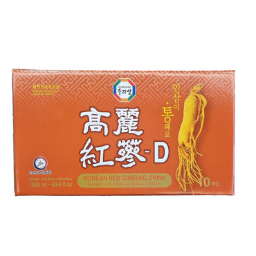 SURASANG Red Ginseng Drink HongSam 홍삼뿌리드링크 120ml*10