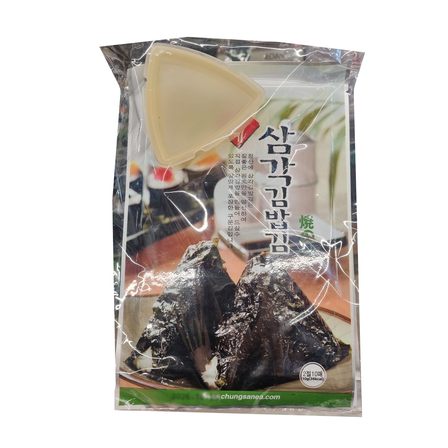 CHUNGSANEA Dried laver Triangle 삼각김밥김 틀 포함 10px2