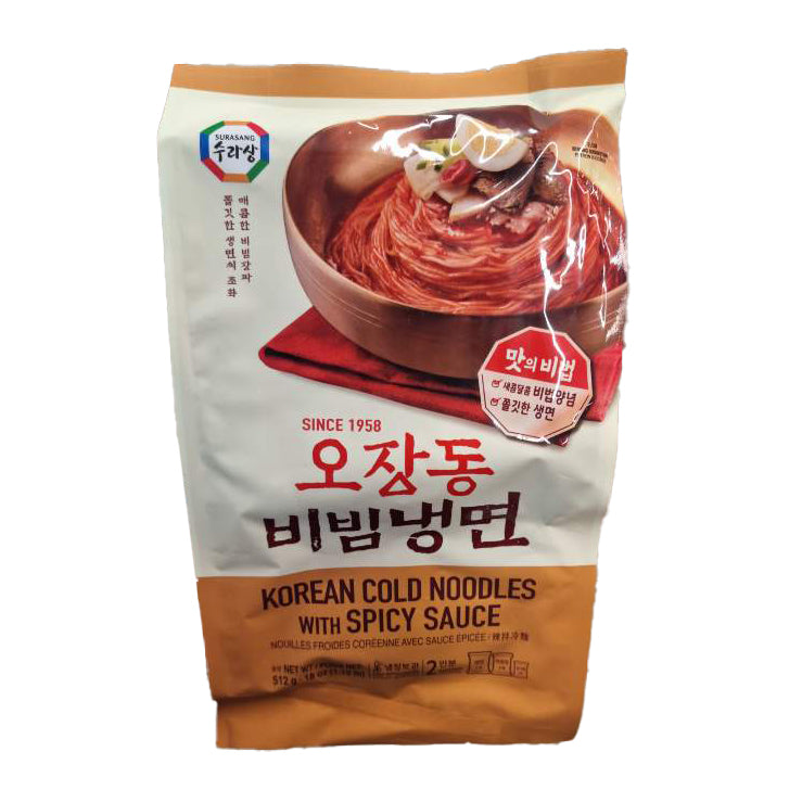 SURASANG Korean cold noodles with spicy sauce 오장동 비빔냉면 512g