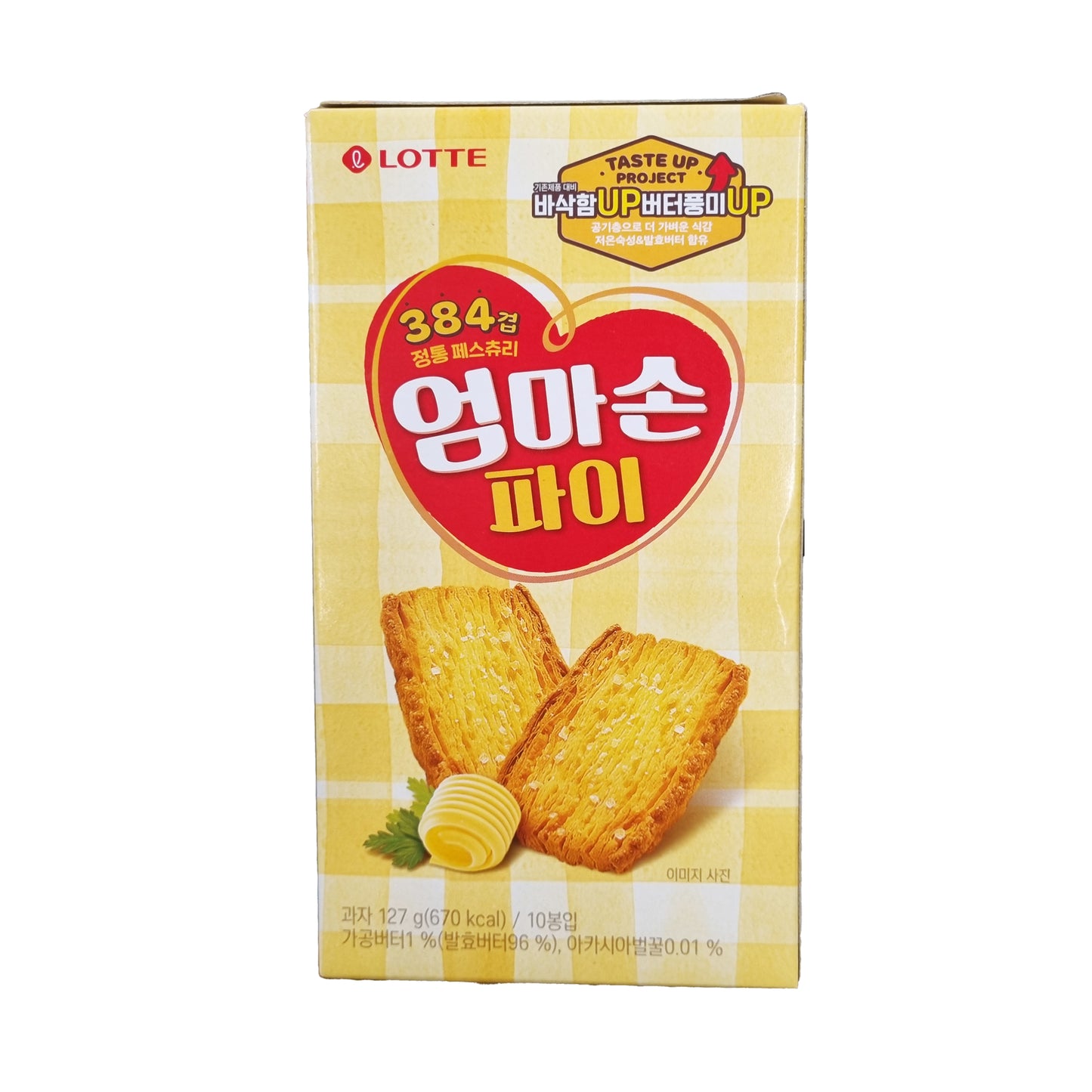 LOTTE Mum's cookie 엄마손 파이 127g