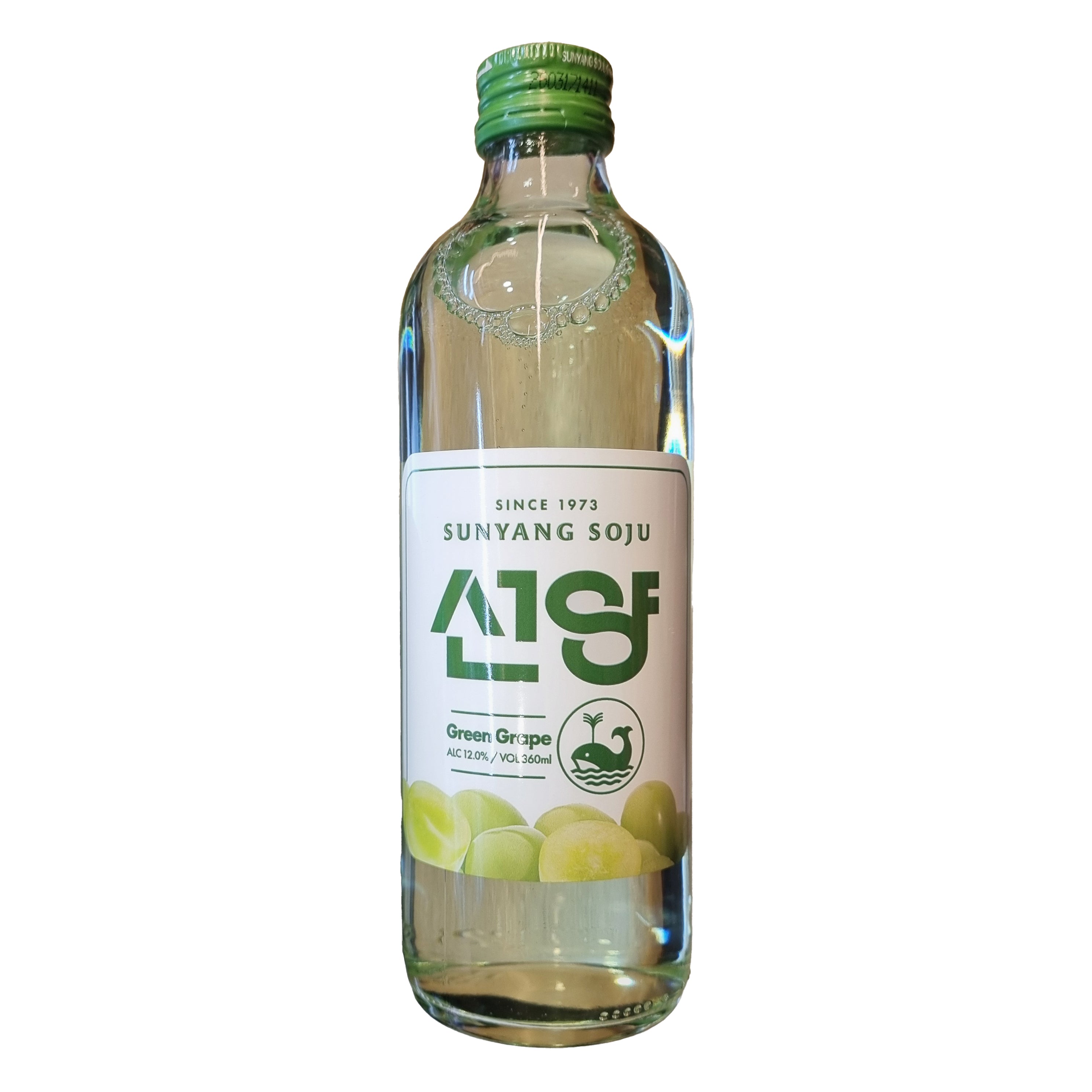 SUNYANG Sunyang soju green grape 선양소주 청포도 360ml