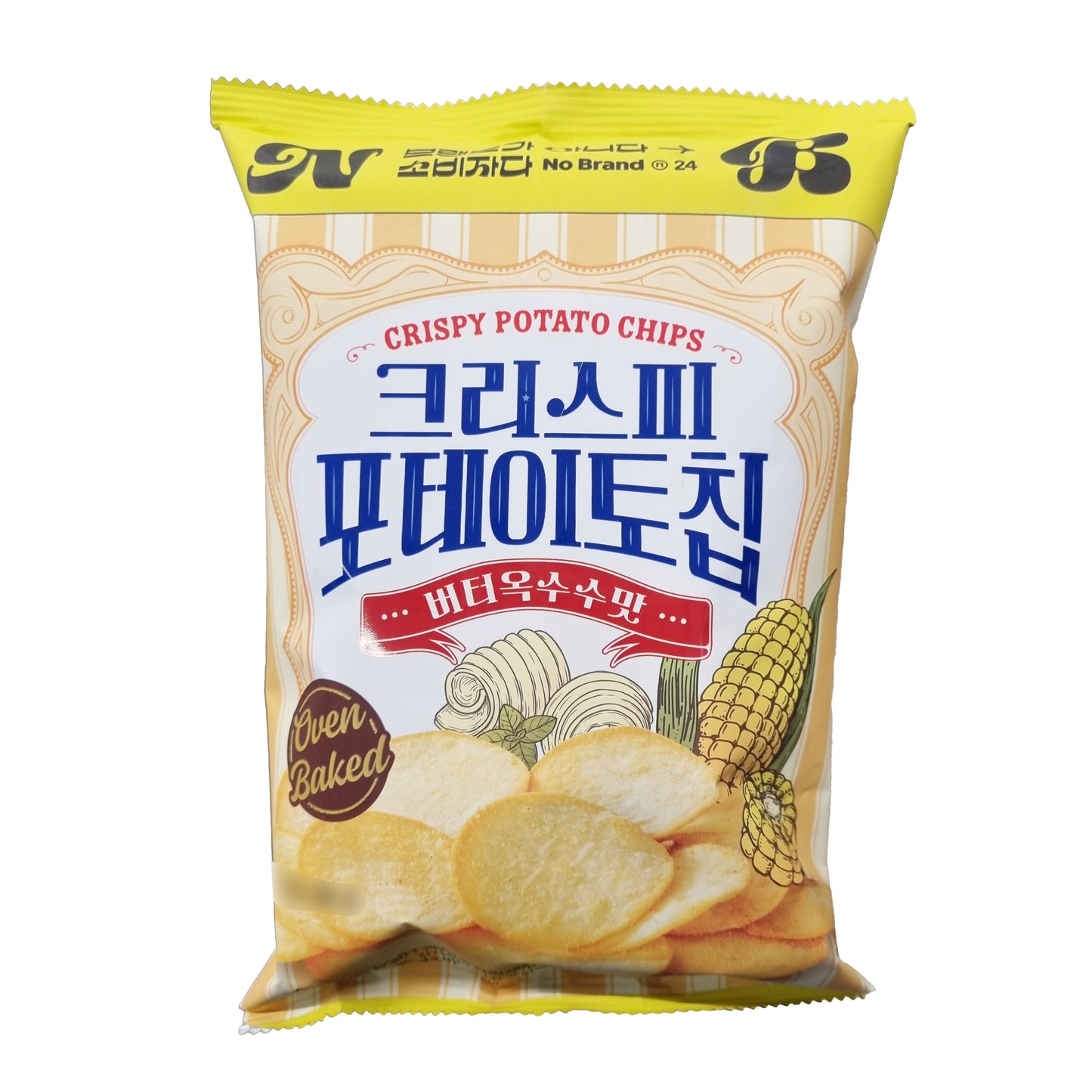 NOBRAND Crispy potato chip butter corn 크리스피 포테이토칩 버터옥수수 80g