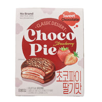 NOBRAND Choco pie strawberry flavor 초코파이 딸기맛 240g