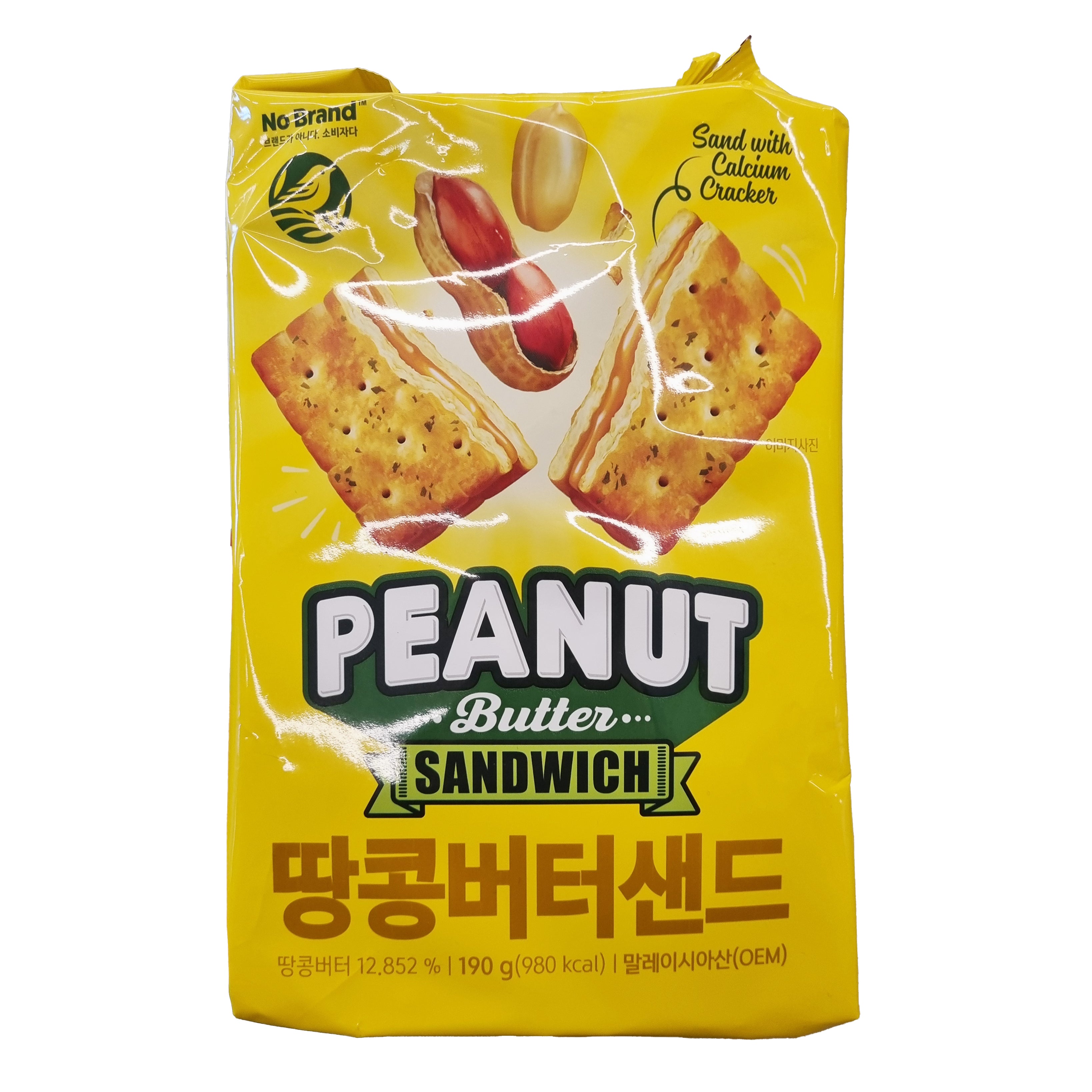 NOBRAND Peanut butter sandwich 땅콩버터 샌드 190g