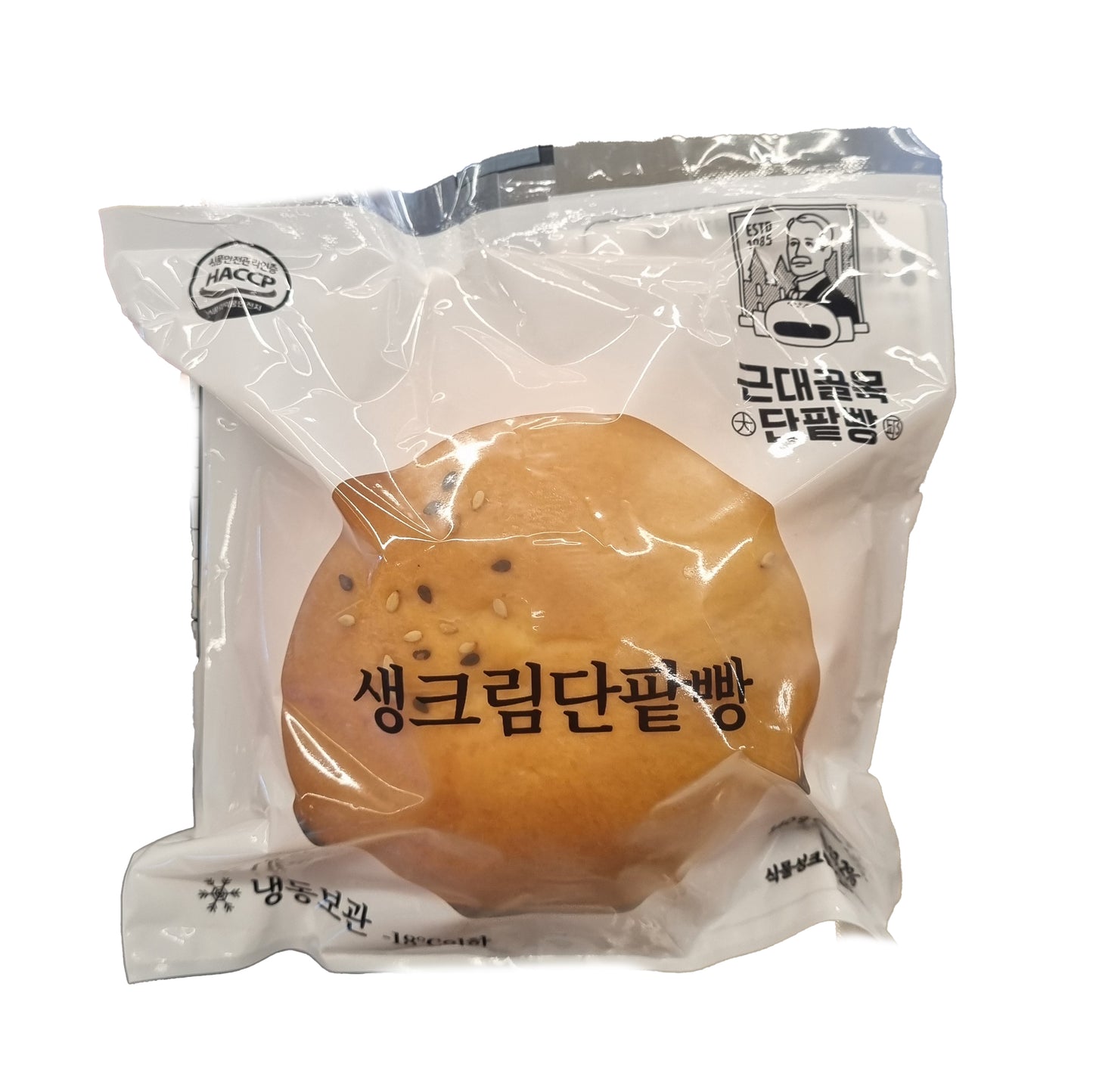 HONGDODANG Fresh cream red bean bread 생크림 단팥빵 140g