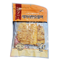 JINJU Dried squid 3 flavors 세가지맛 오징어 70g