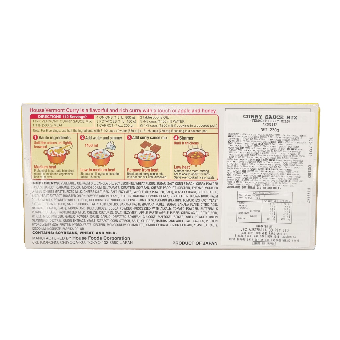 HOUSE Vermont mild 230g