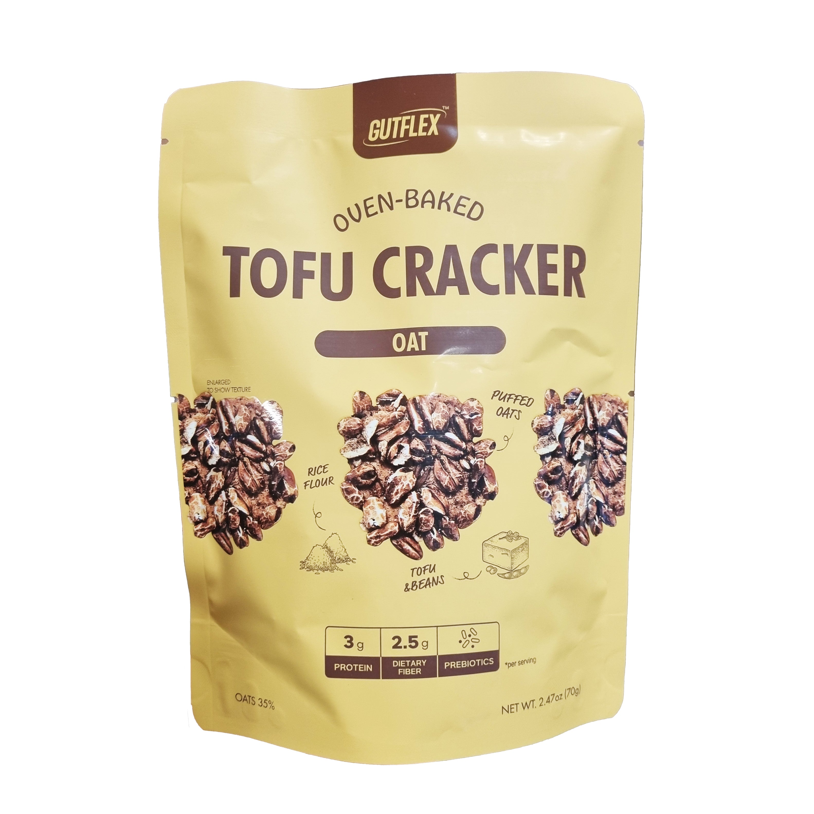 GUTFLEX Tofu cracker oat 두부크래커 오트 70g