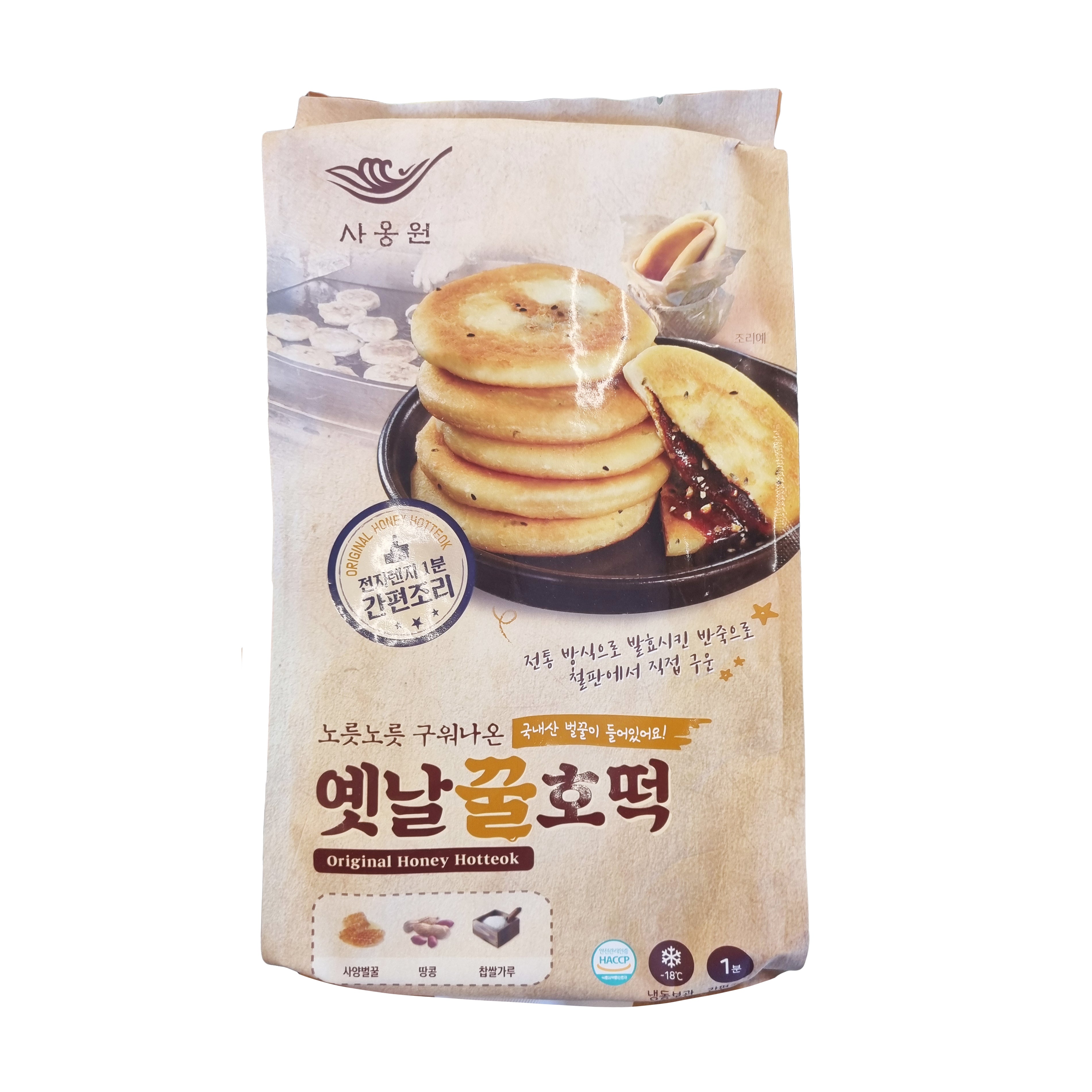 SAONGWON Frozen original hotteok 옛날 꿀호떡 400g