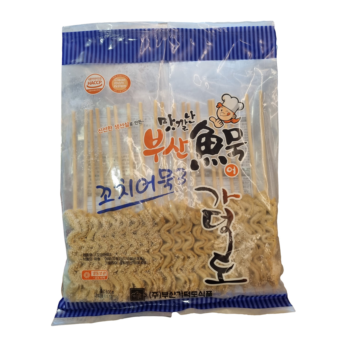 GADEOKDO Fried Fish Cake(Skewerd) 부산 꼬치어묵 600g