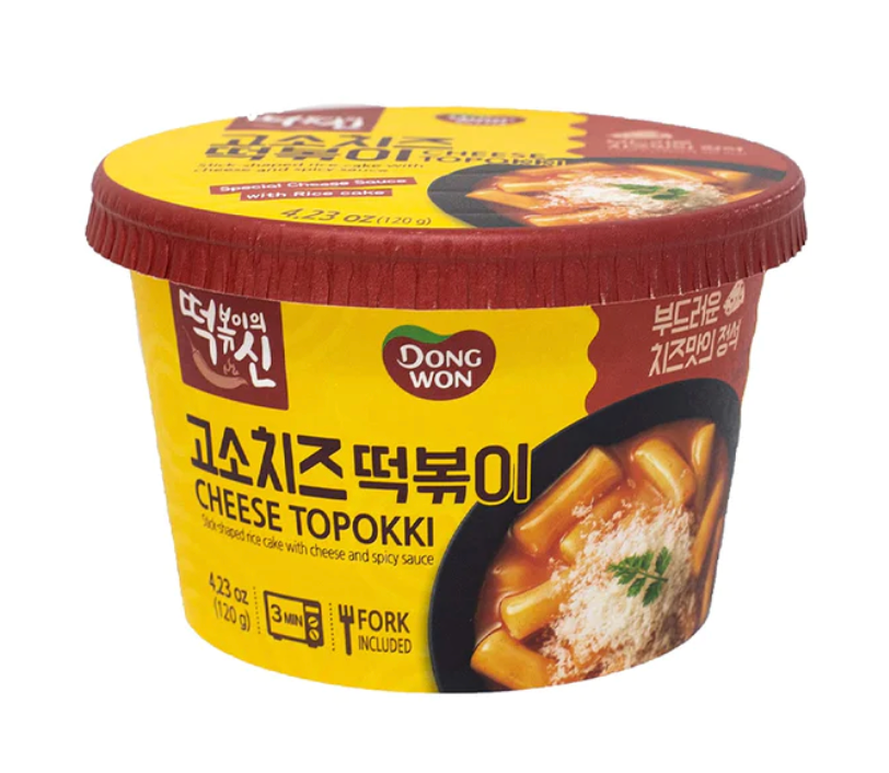 DONGWON Cheese topokki 고소치즈 떡볶이 120g