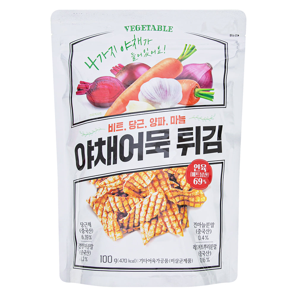 SHINWHA Fried fish snack vege 야채어묵튀김 100g