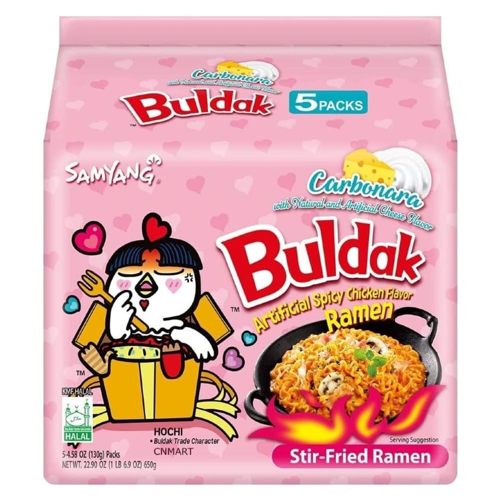 SAMYANG Carbonara Hot Chicken Noodle 까르보나라불닭볶음면