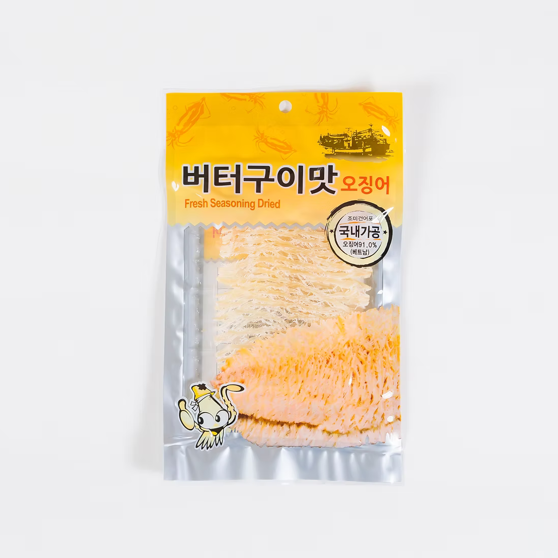 JINJUFOOD Butter seasoning squid 버터구이맛 오징어 30g