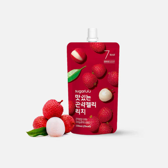 SUGARLOLO Konjac jelly lychee 곤약젤리 리치 150g